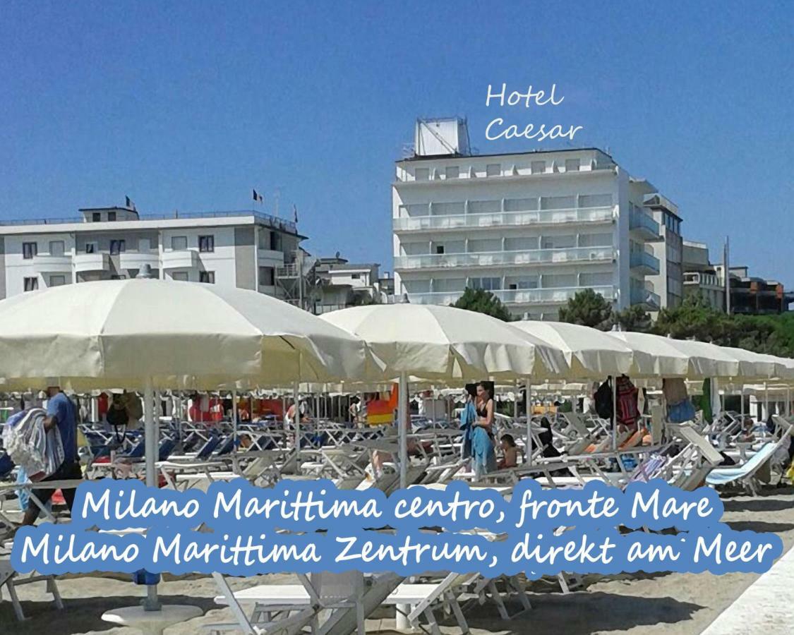 Hotel Caesar Bed And Breakfast Milano Marittima Exteriör bild